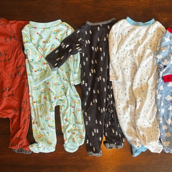 0-3 months One Piece Footies - 10 Pieces - Picture 7 of 9